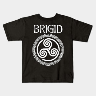 Brigid Celtic Goddess of Poetry, Fertility and Light Kids T-Shirt